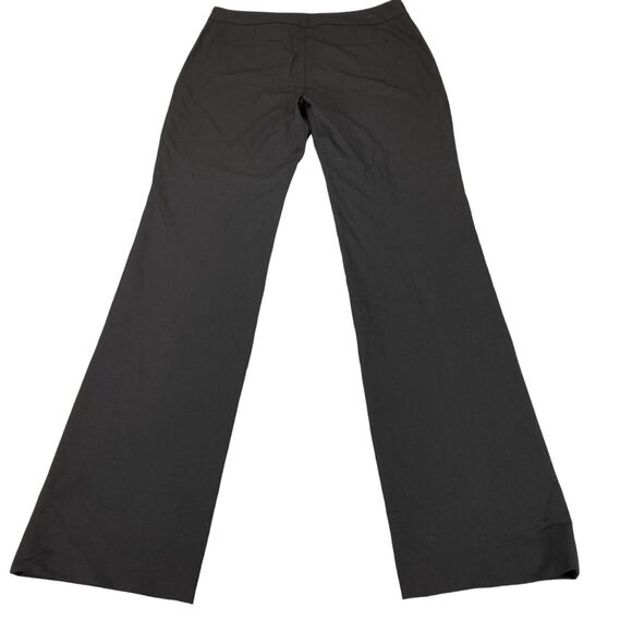 Neiman Marcus Trousers Pants Womens 8 Black Wide Leg Mid Rise Casual Classic Fit - Picture 13 of 15